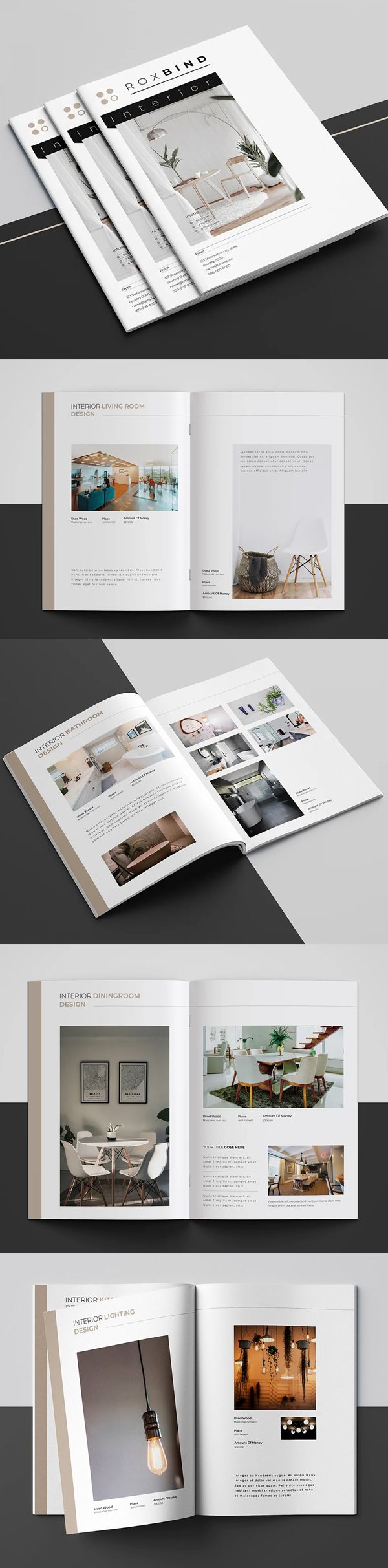 Interior Brochure Templates