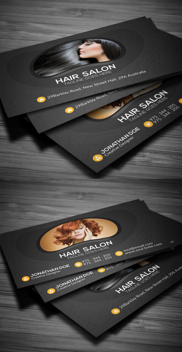 Hair Salon Business Card