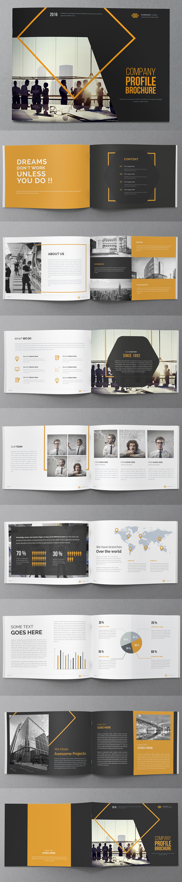 Creative Annual Report Brochure Design