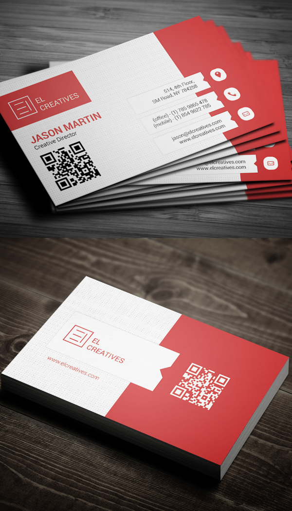 Red Creative Business Card