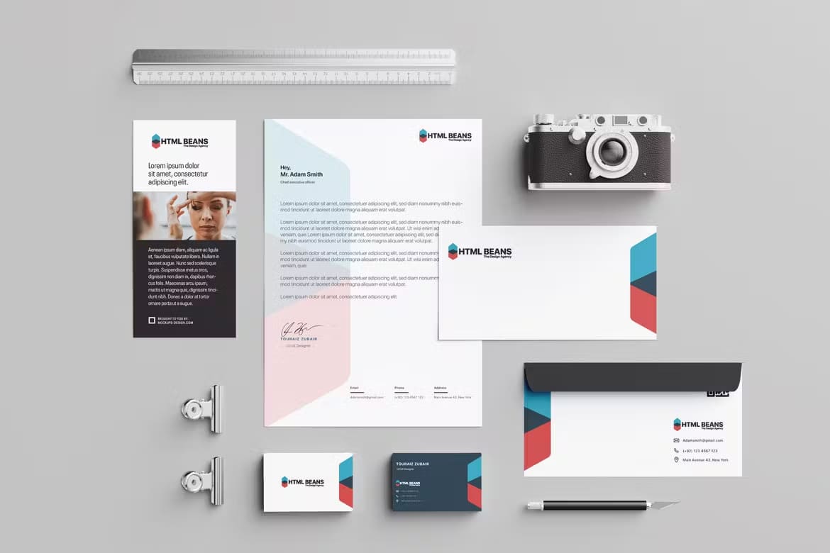 Agency Brand Stationary Template