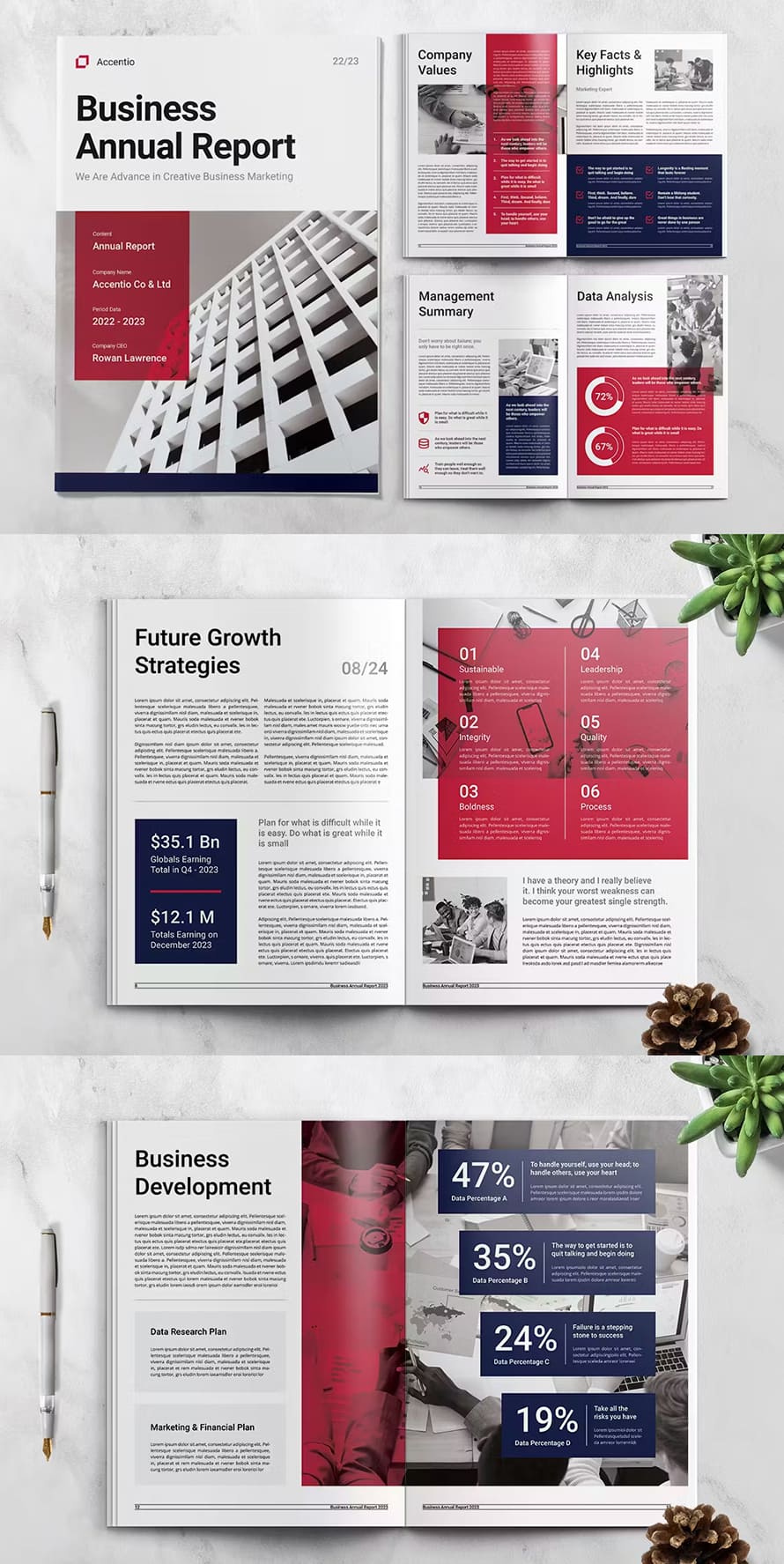 Business Annual Report Template