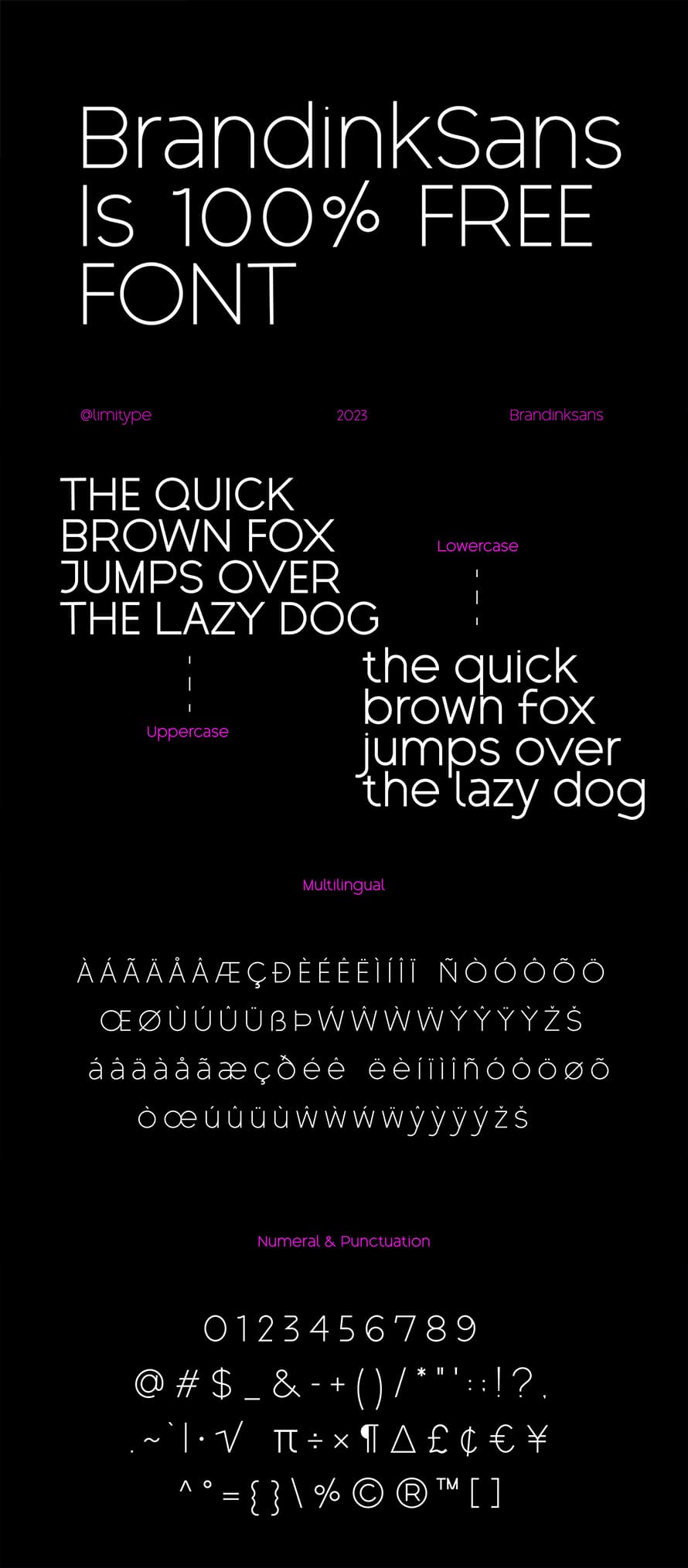 Brandink Sans Free Font