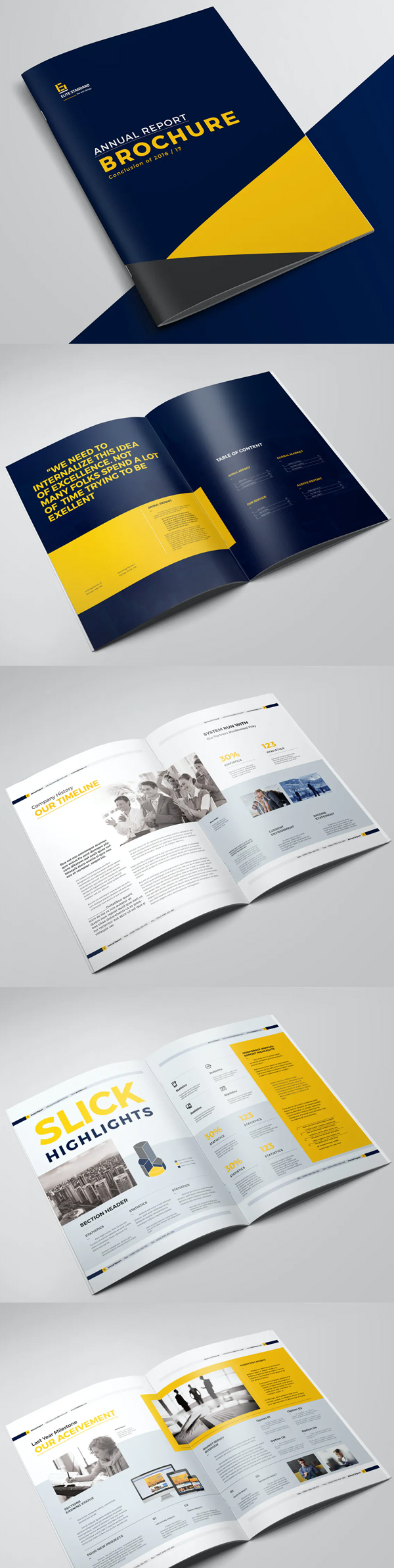 Annual Report Brochure Template