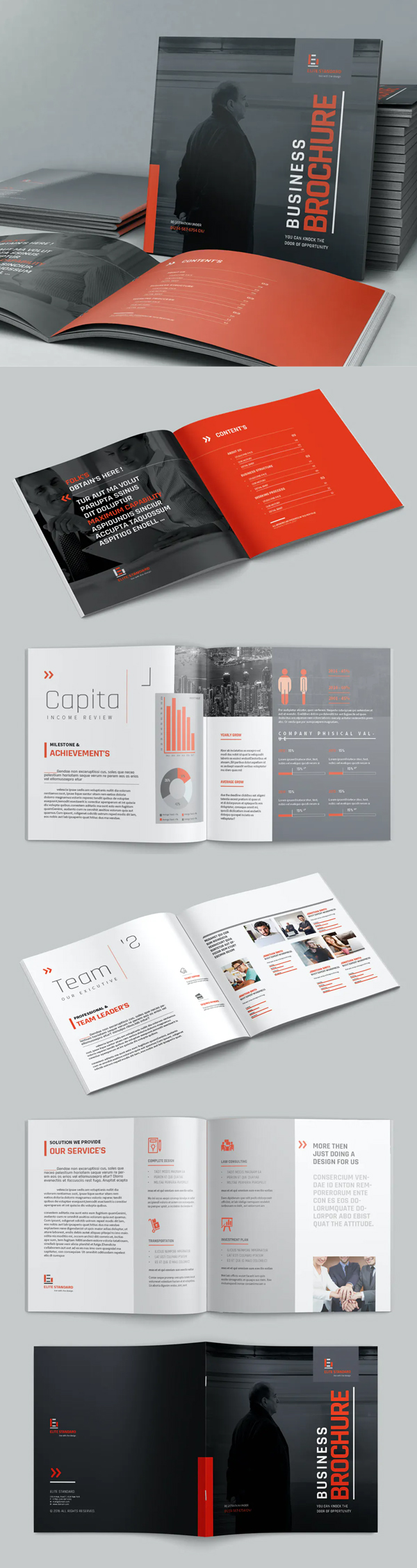 Square Brochure Template