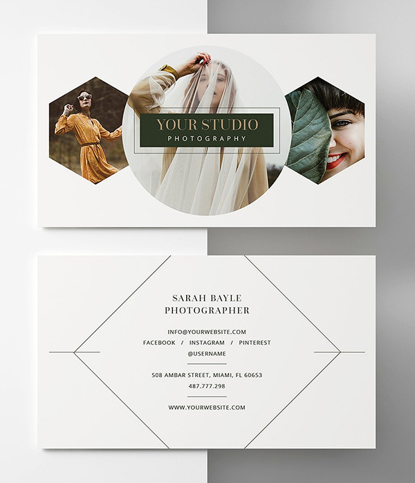 Photographer Business Card Template