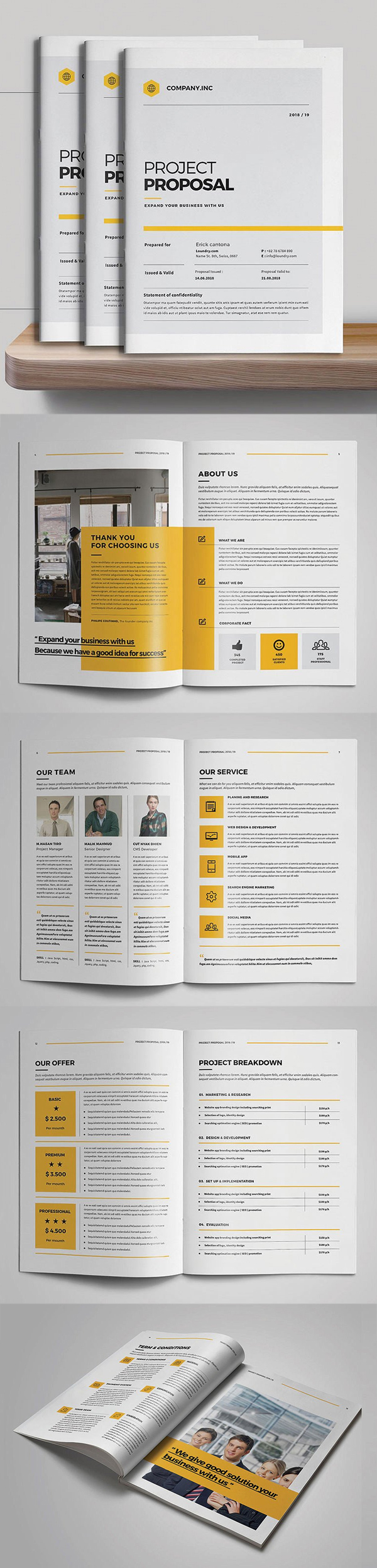 Professional Business Proposal Templates Design - 13