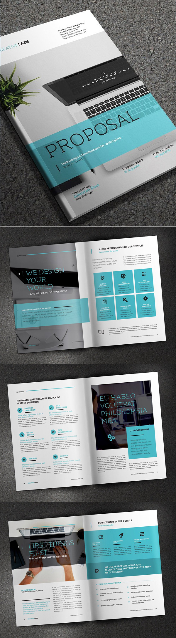 Professional Business Proposal Templates Design - 24