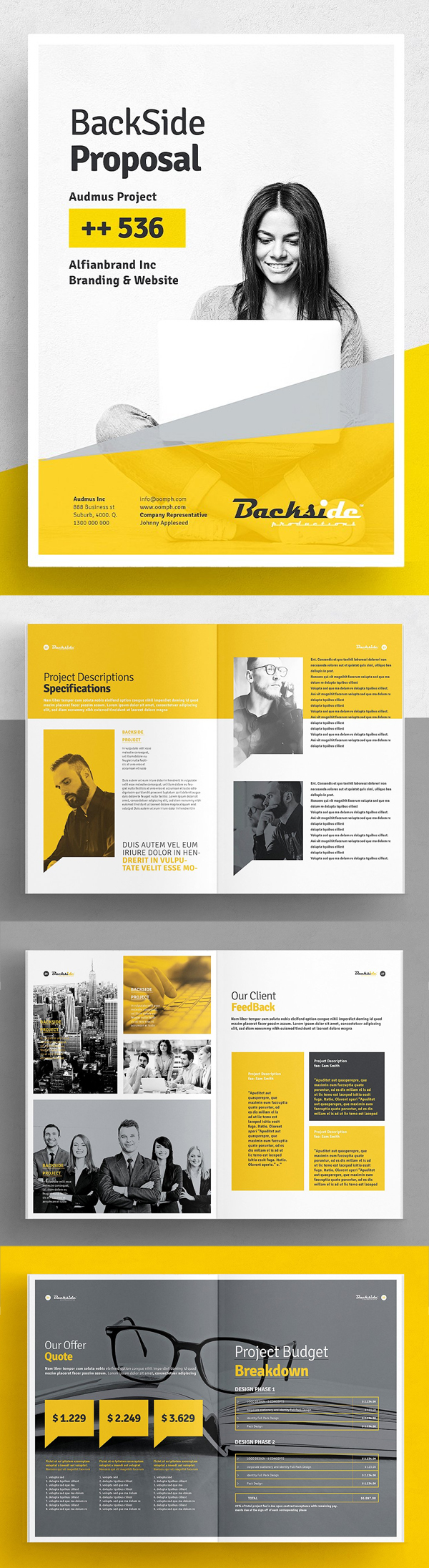 Professional Business Proposal Templates Design - 8