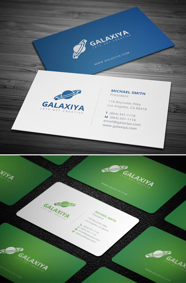 Modern Corporate Business Cards