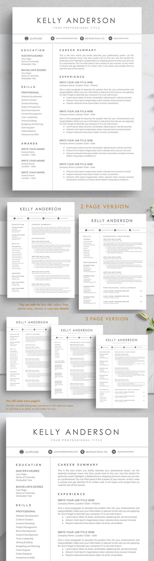 Perfect Resume CV Template