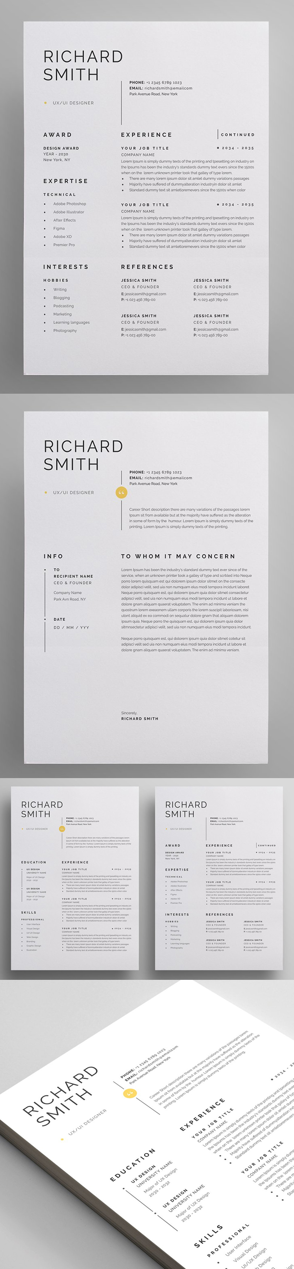 Modern and Professional Resume Template