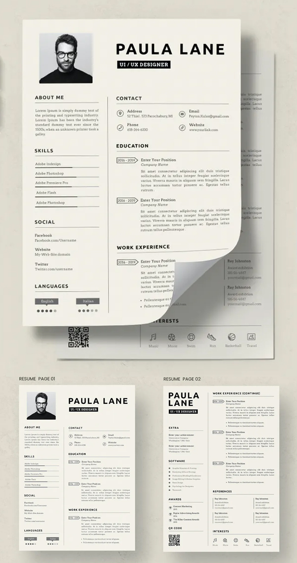 Basic CV Resume Template