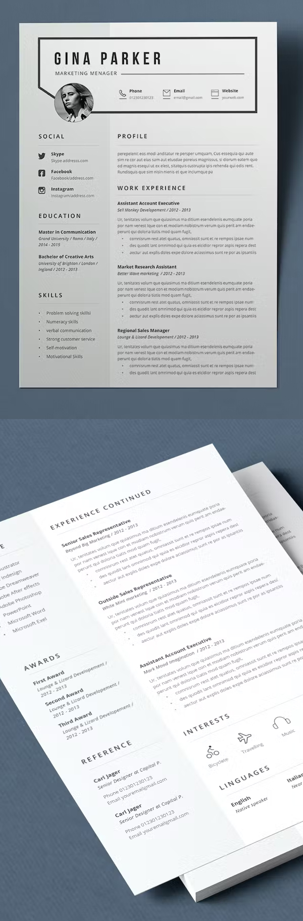 CV Resume Templates