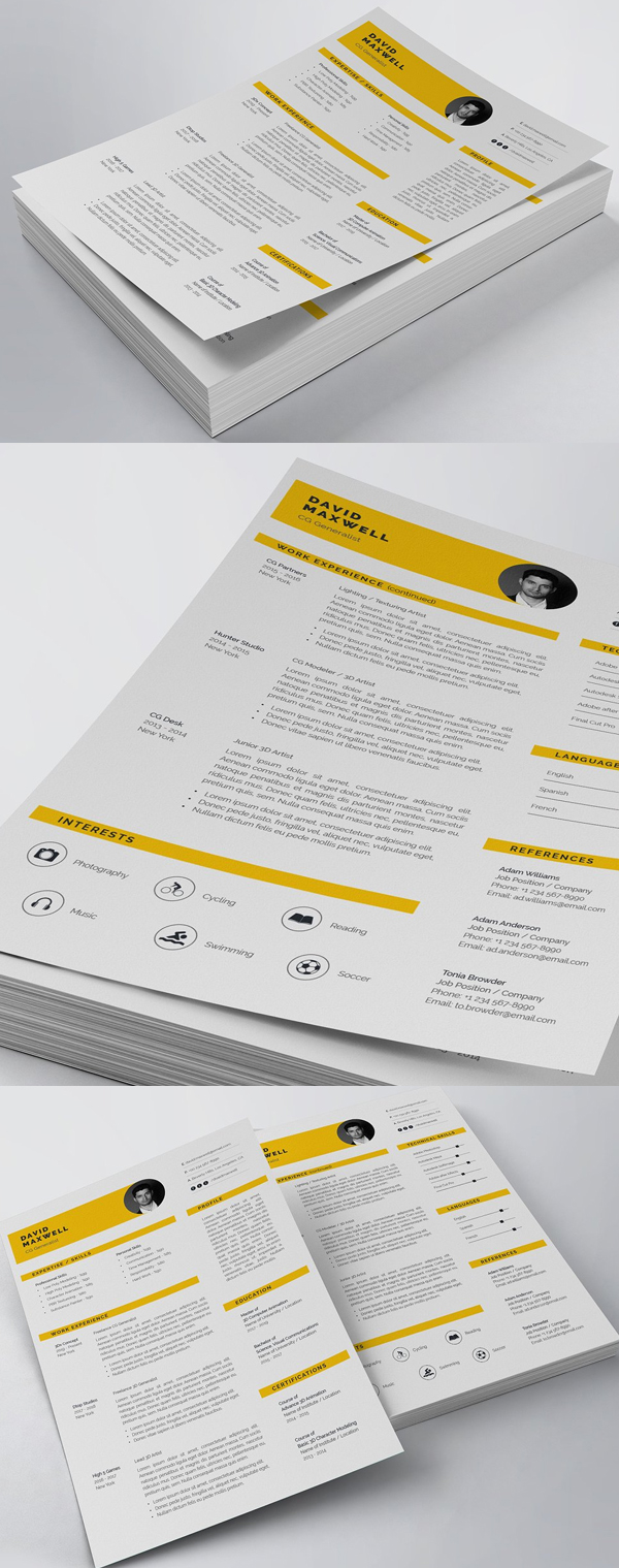 Perfect Creative Resume / CV Template