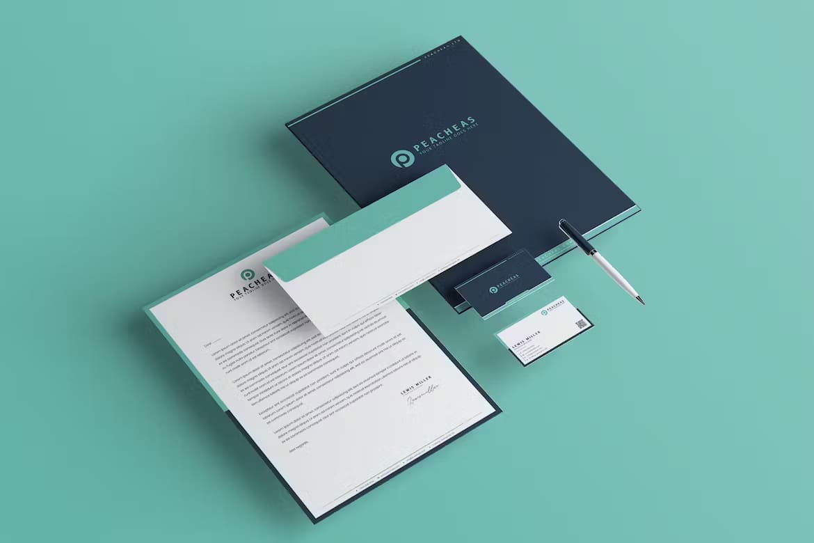 Elegant Branding Identity And Stationery Pack