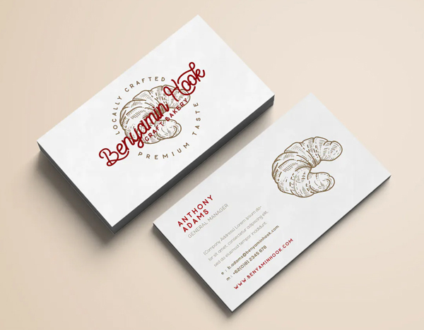 Bakery Minimal Business Card