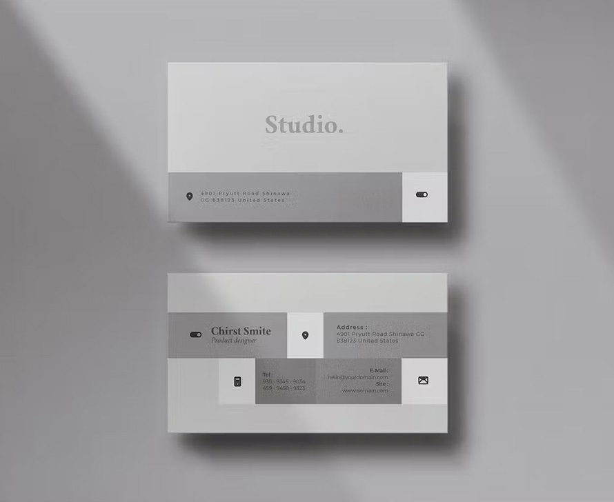 Fresh Minimal Business Card