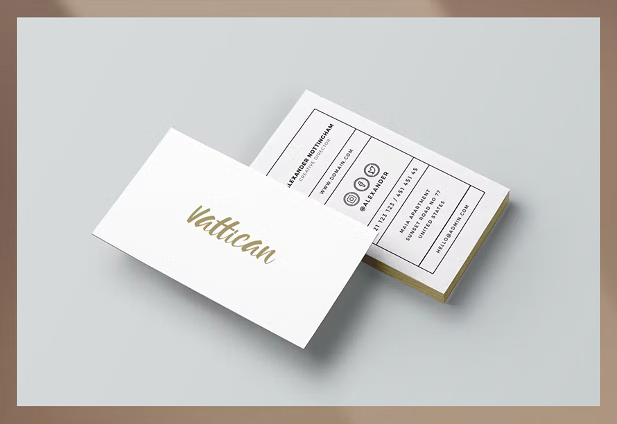 Modern Minimal Business Card Template