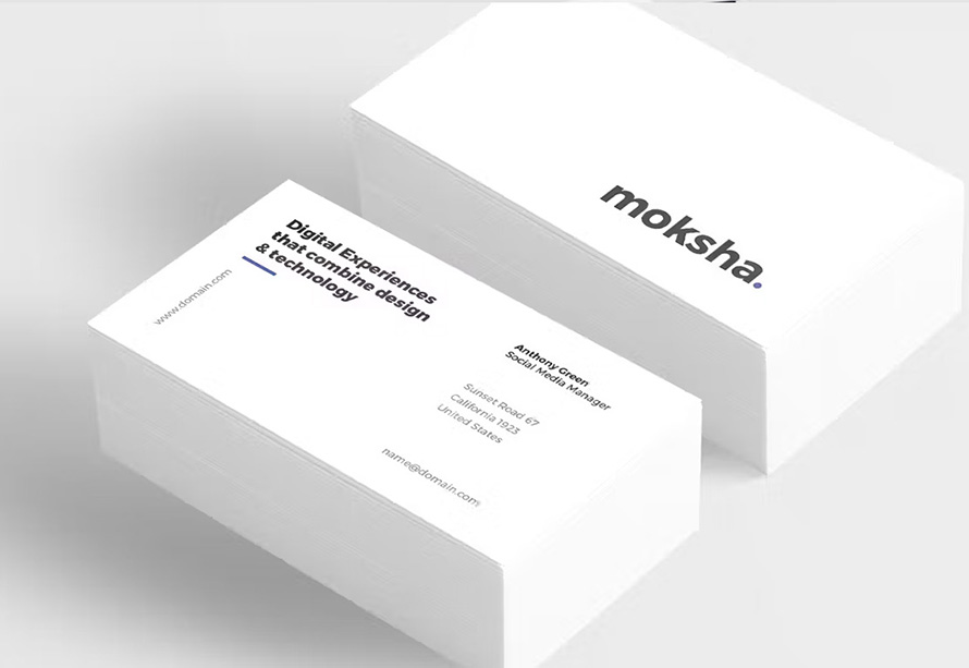 Minimal Corporate Business Card Design