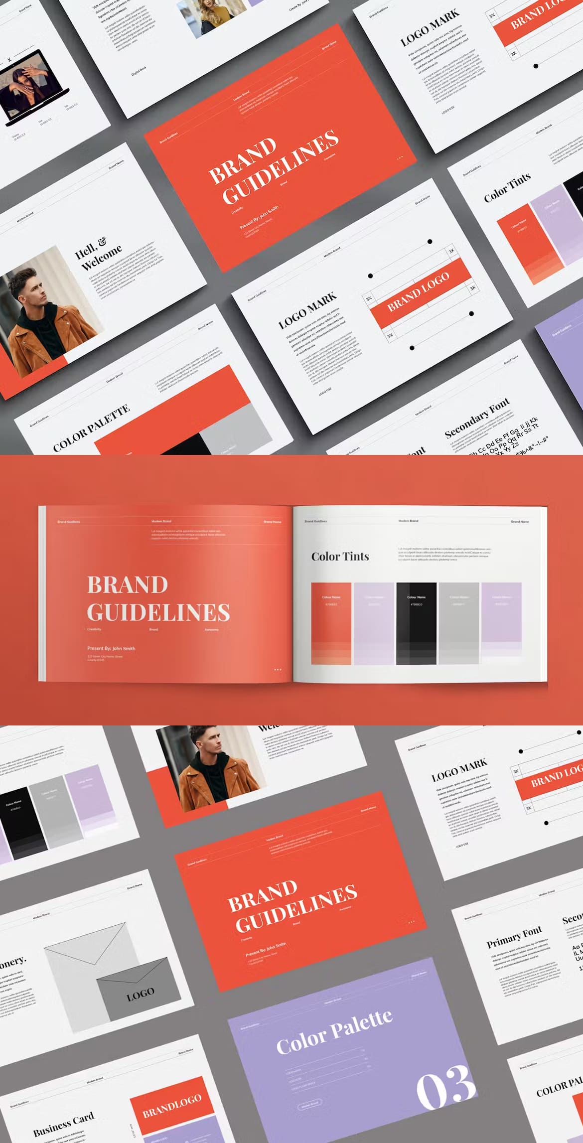 Modern Brand Guideline Templates