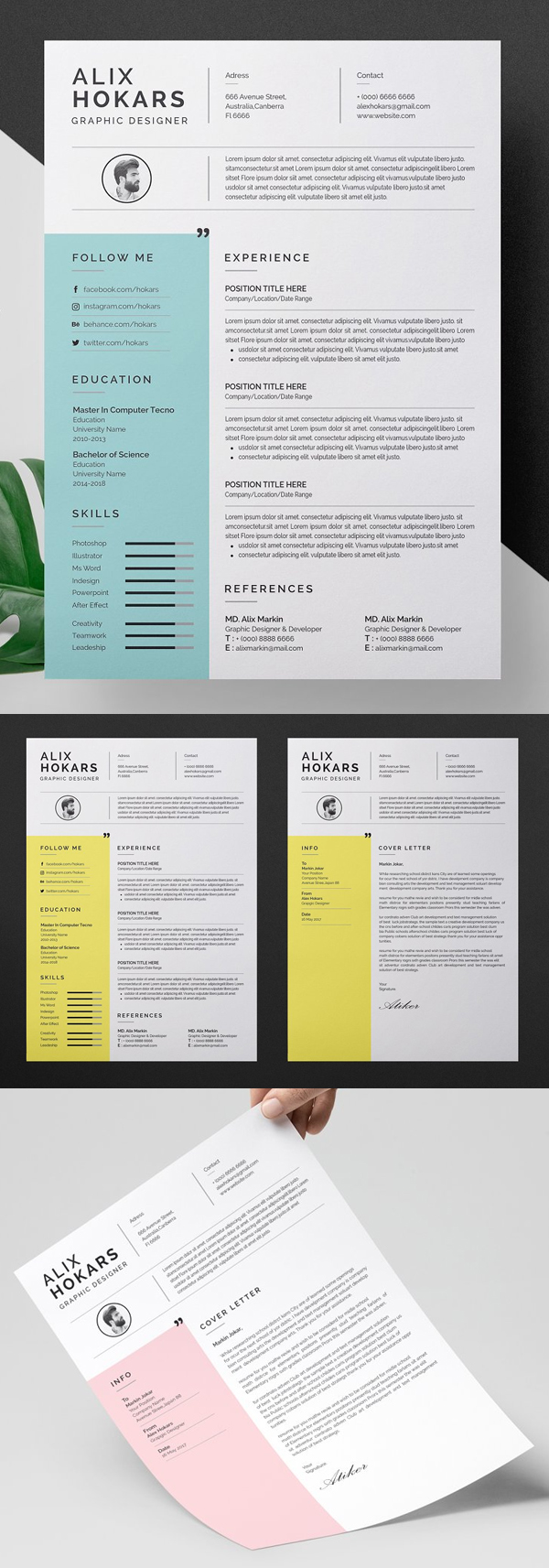 Awesome Resume / CV Template