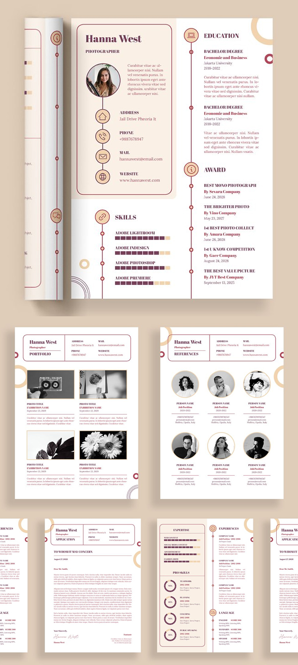 Elegant Creative Resume / CV Template