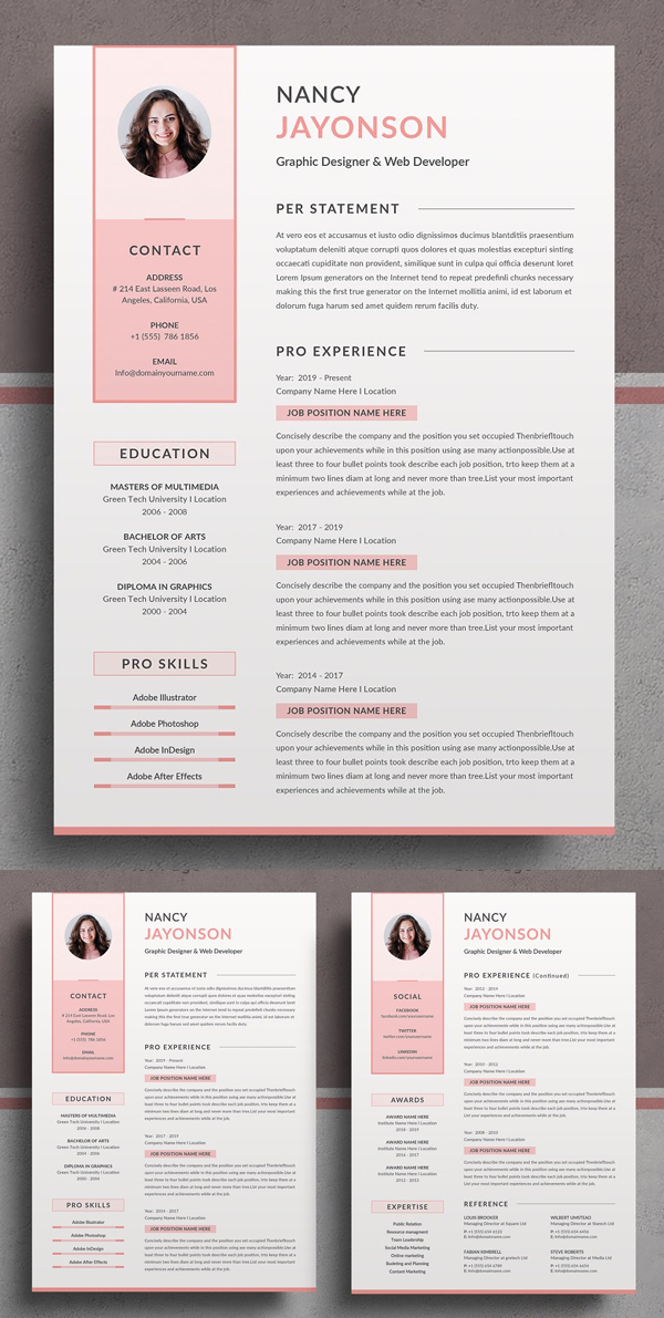 Impressive Resume / CV Word