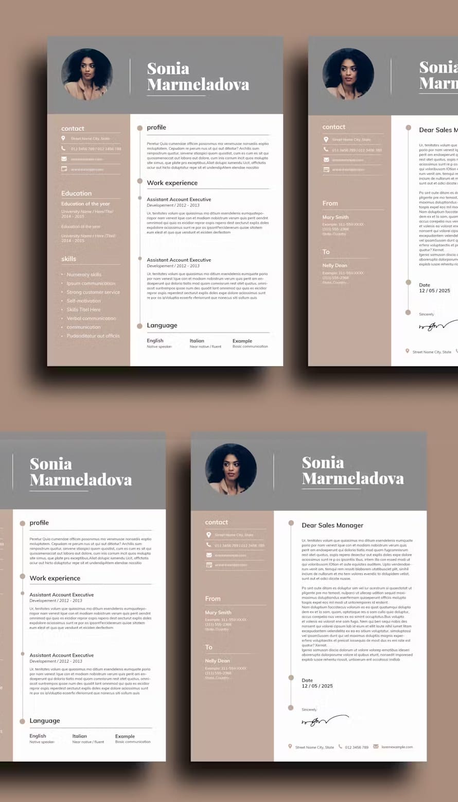 Simple Modern Resume Template