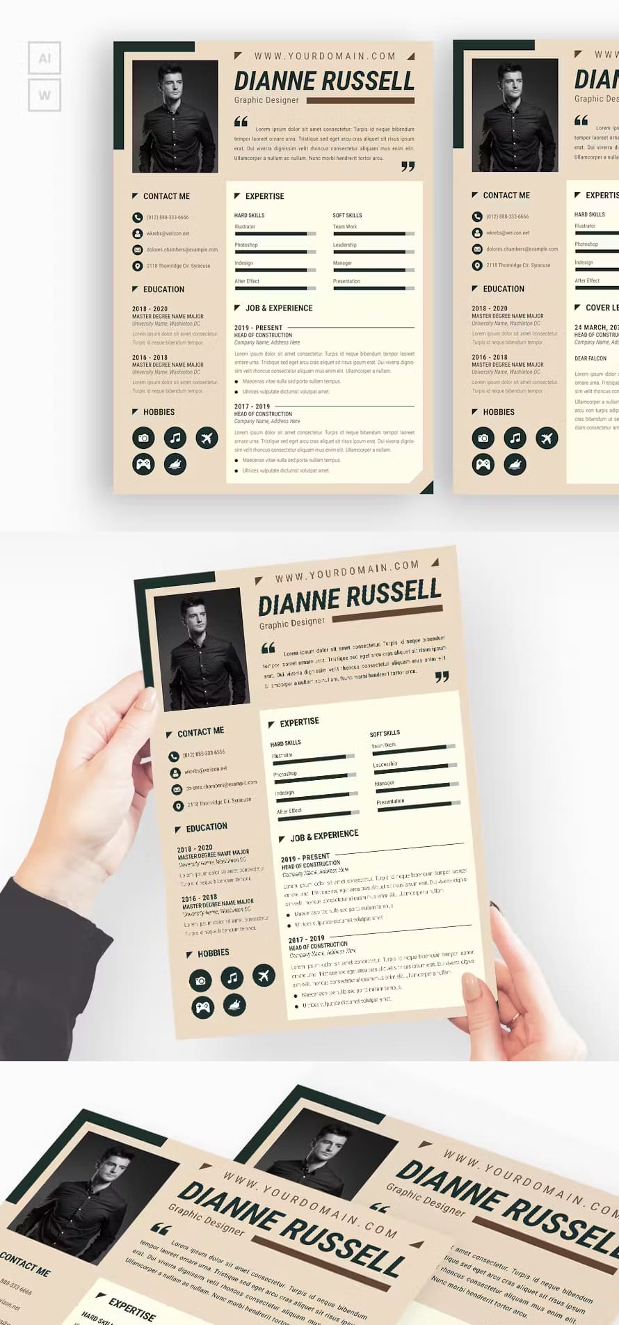 Business Cv Resume Template