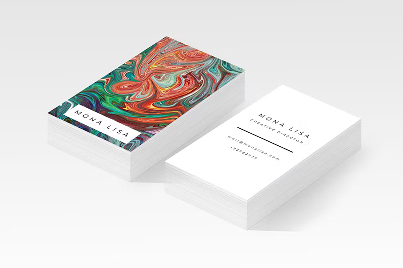 Mona Lisa Business Card Design