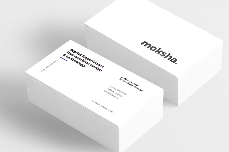 Minimal Corporate Business Card Template